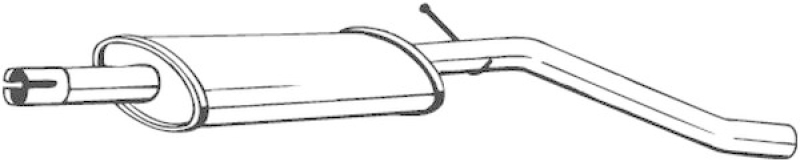 BOSAL Mittelschalldämpfer