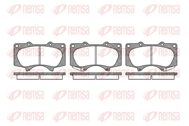 KAWE Brake Pad Set, disc brake