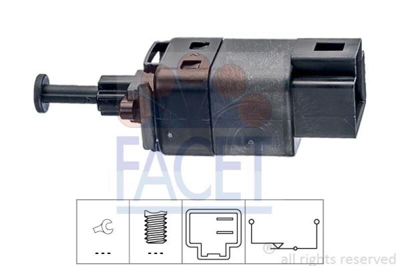 FACET Brake Light Switch Made in Italy - OE Equivalent