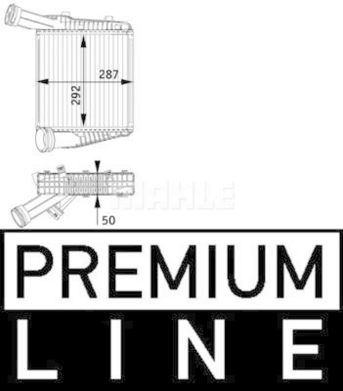 MAHLE Ladeluftkühler PREMIUM LINE