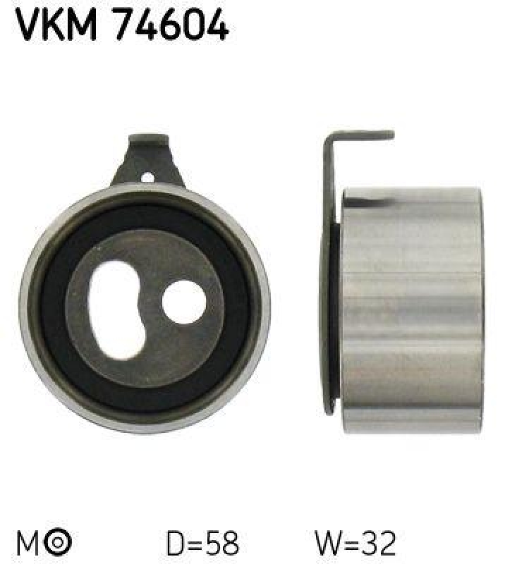 SKF Spannrolle, Zahnriemen VKM 74604