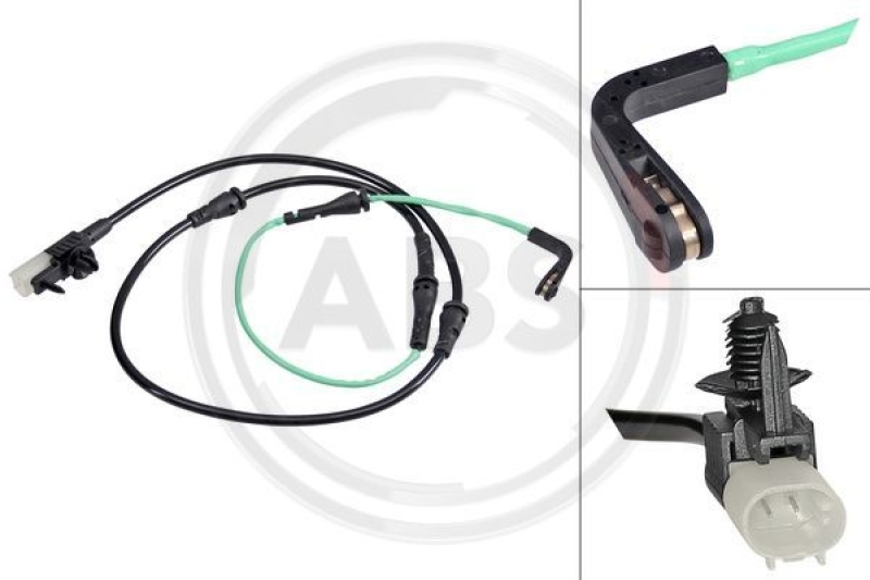 Warning Contact, brake pad wear