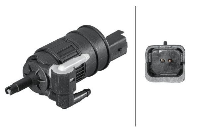 HELLA Waschwasserpumpe, Scheibenreinigung 8TW 006 848-141