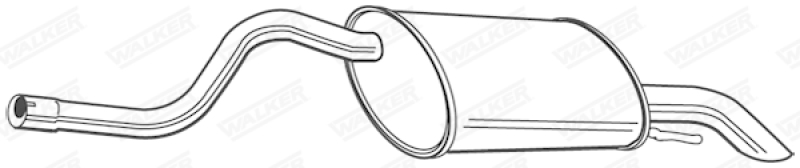 WALKER Endschalld&auml;mpfer 22996