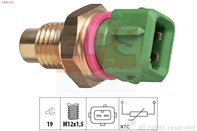 EPS Sensor, Kühlmitteltemperatur Made in Italy - OE Equivalent