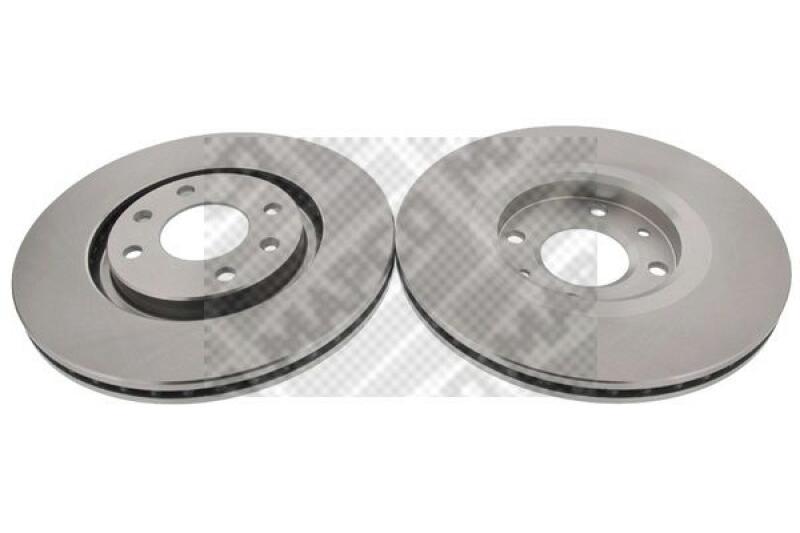 2x MAPCO Brake Disc