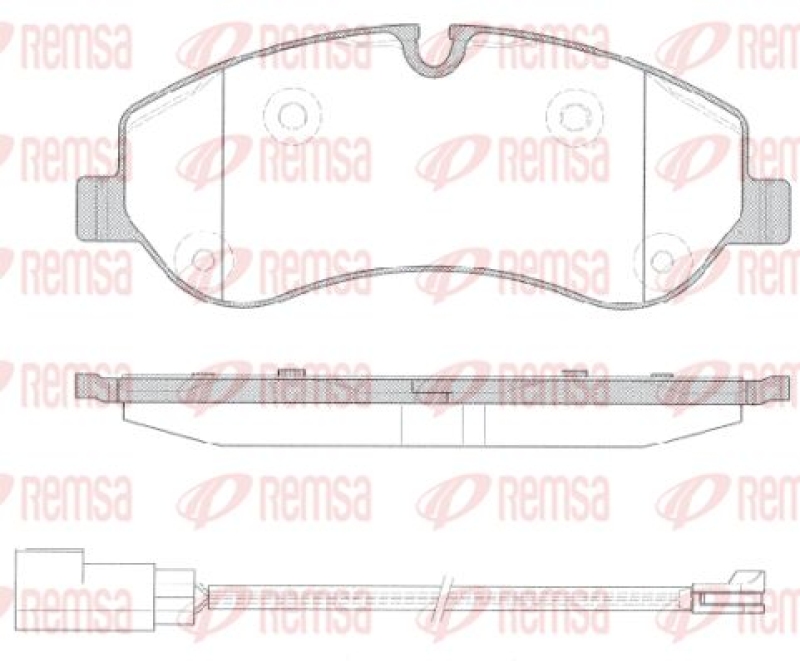 KAWE Brake Pad Set, disc brake