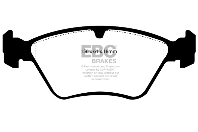 EBC Brakes Brake Pad Set, disc brake