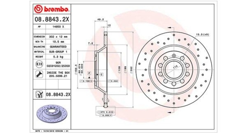 MAGNETI MARELLI Bremsscheibe