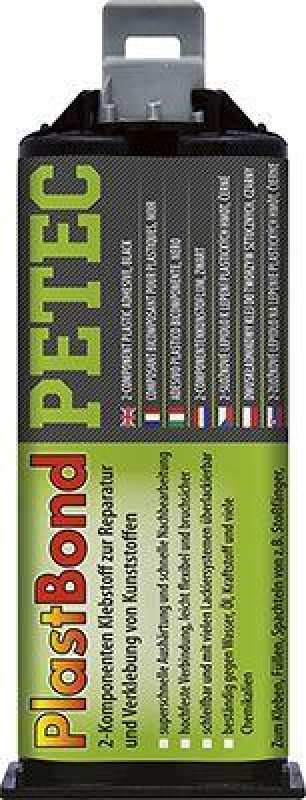 2x Petec 98350 Plast Nond 50 ml Klebstoff passend für Kunststoffreperatur 2 Komponenten