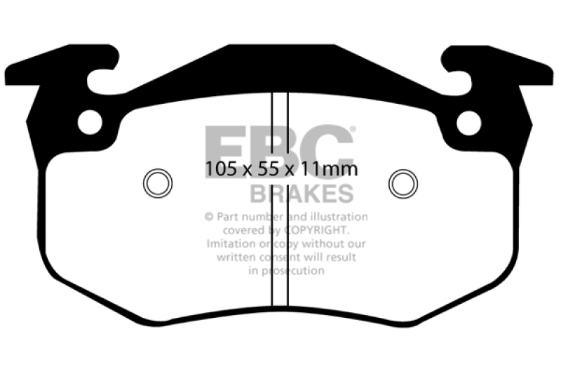 EBC Brakes Brake Pad Set, disc brake