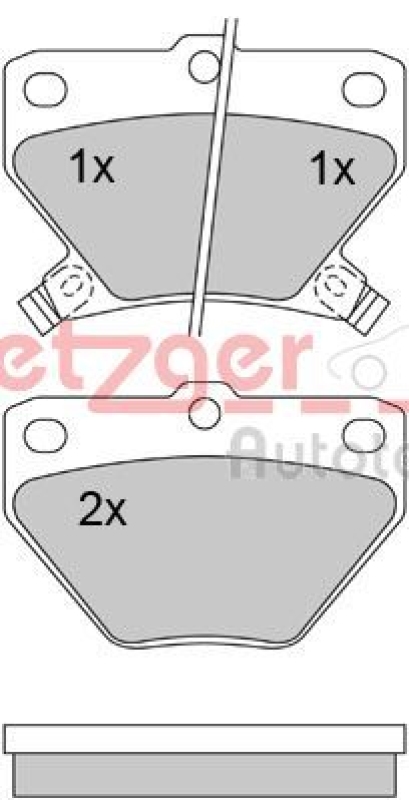 METZGER BREMSSCHEIBEN + METZGER BREMSBELÄGE