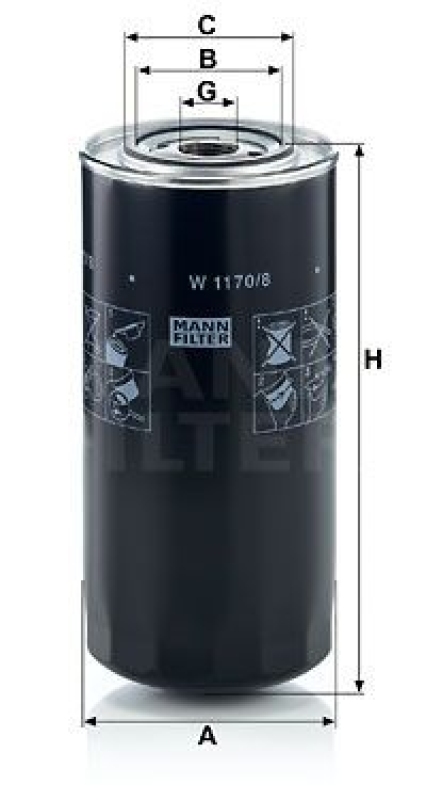 MANN-FILTER Hydraulic Filter, steering system