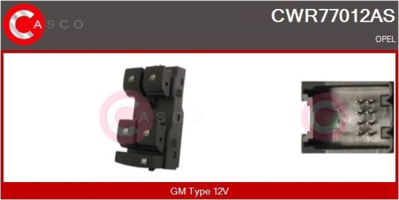 CASCO Switch, window regulator