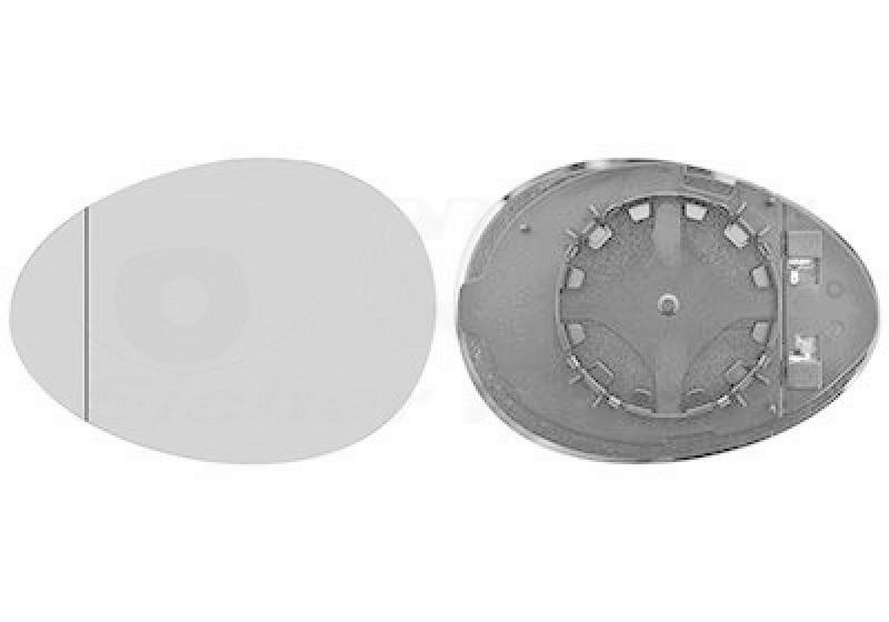 VAN WEZEL Mirror Glass, outside mirror HAGUS