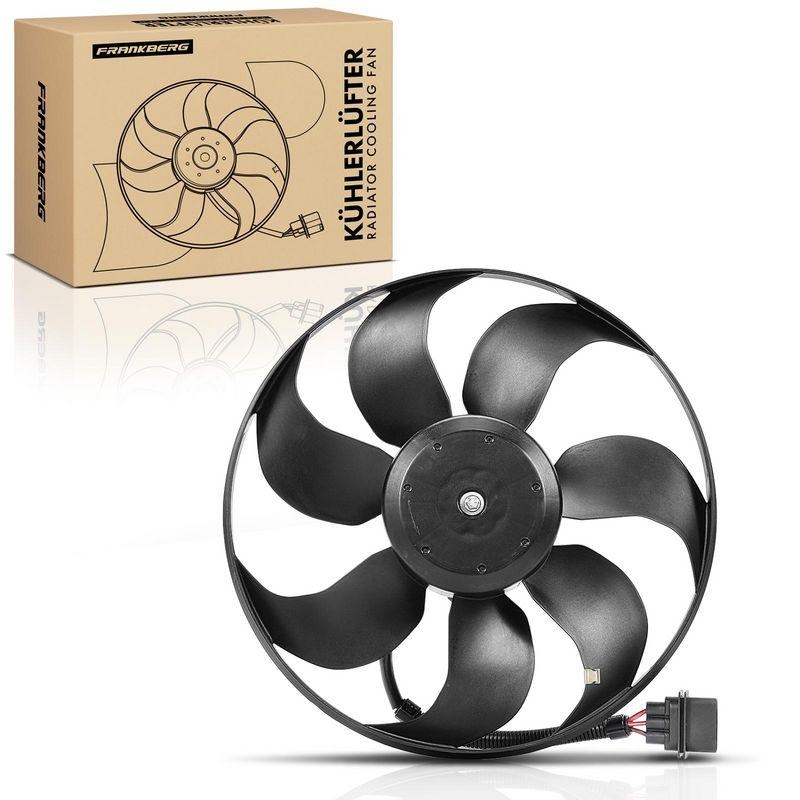 1x Frankberg Motork&uuml;hler Einfachl&uuml;fter ohne K&uuml;hlerl&uuml;fterrahmen passend f&uuml;r VW Golf IV 1J Bora Audi A3 8L1 TT Seat Leon 5481FB0021336