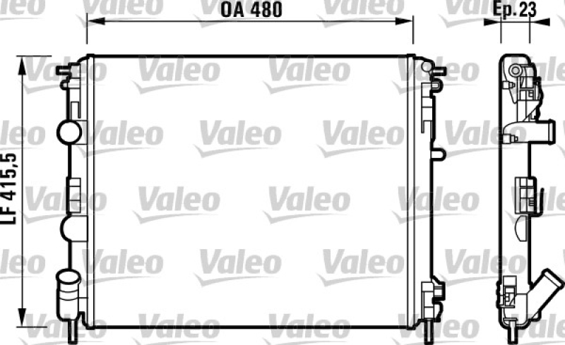 VALEO Radiator, engine cooling