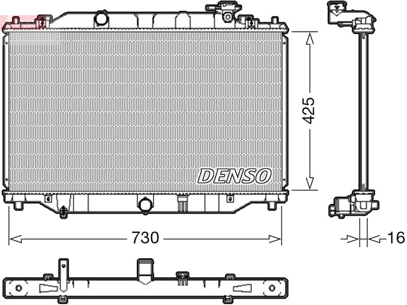 DENSO Radiator, engine cooling