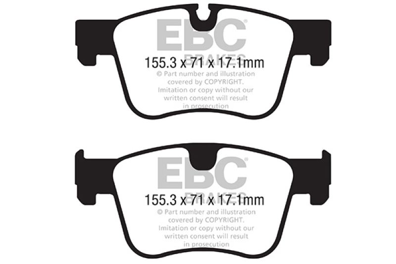 EBC Brakes Bremsbelagsatz, Scheibenbremse