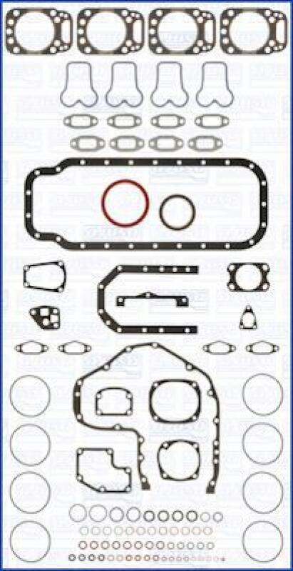 AJUSA Full Gasket Set, engine FIBERMAX