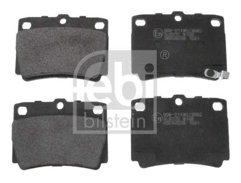 FEBI BILSTEIN Bremsbelagsatz, Scheibenbremse 170625