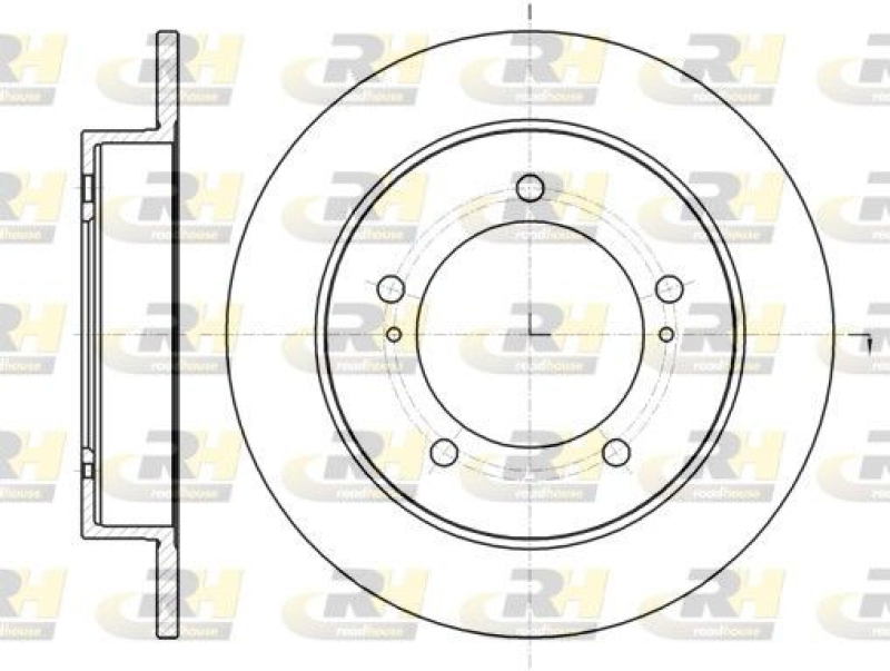 2x ROADHOUSE Bremsscheibe