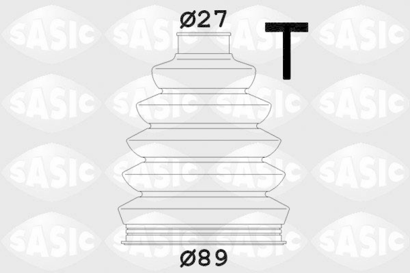 SASIC Faltenbalgsatz, Antriebswelle