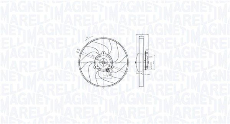 MAGNETI MARELLI Lüfter, Motorkühlung