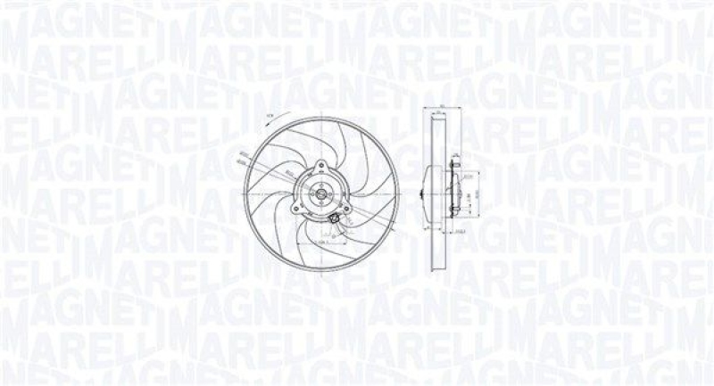 MAGNETI MARELLI Lüfter, Motorkühlung