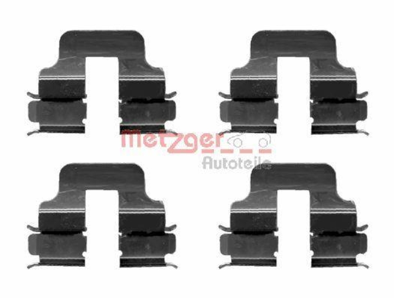 METZGER Accessory Kit, disc brake pad GREENPARTS