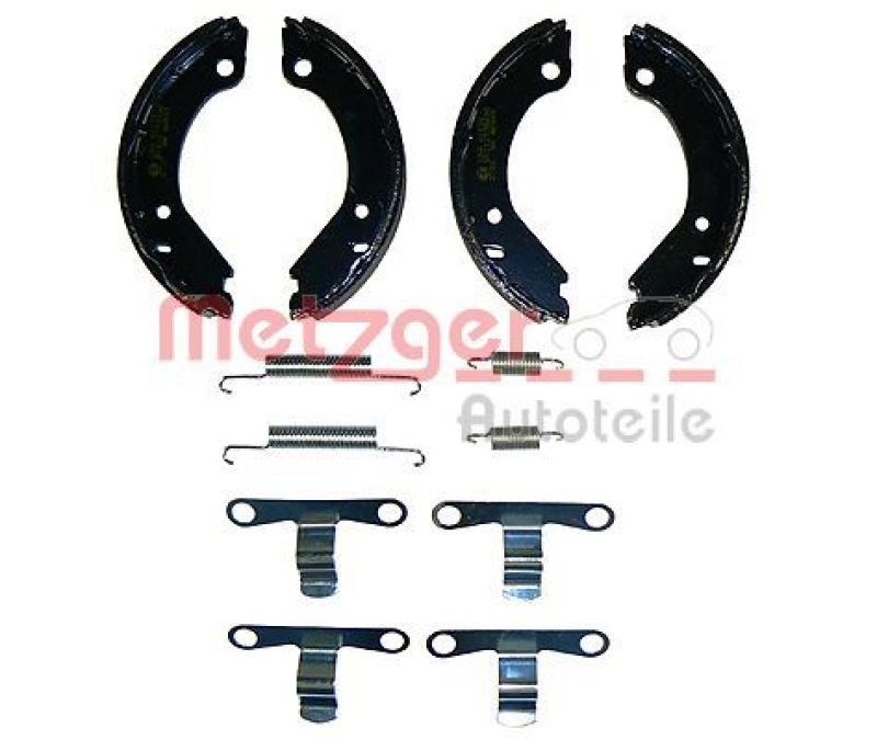 METZGER Brake Shoe Set, parking brake