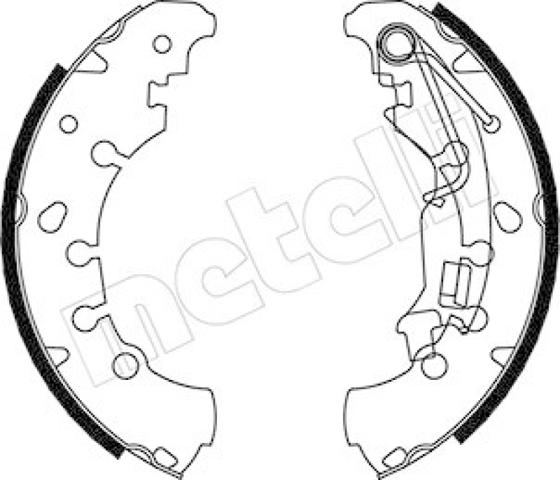 METELLI Brake Shoe Set