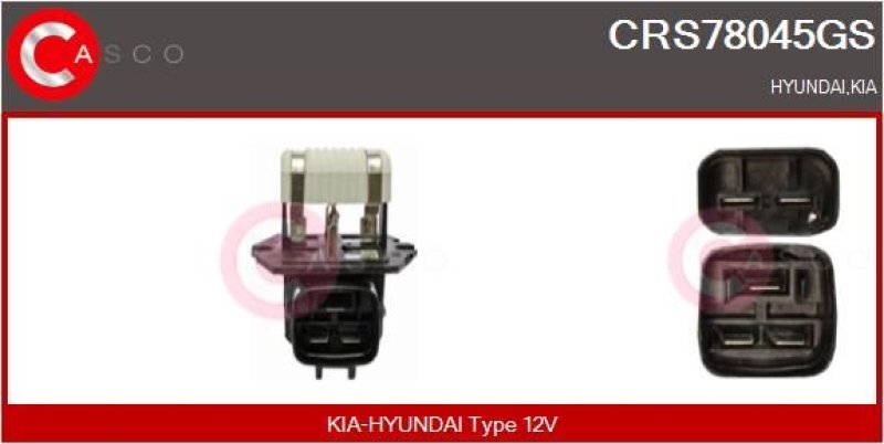 CASCO Series Resistor, electro motor radiator fan