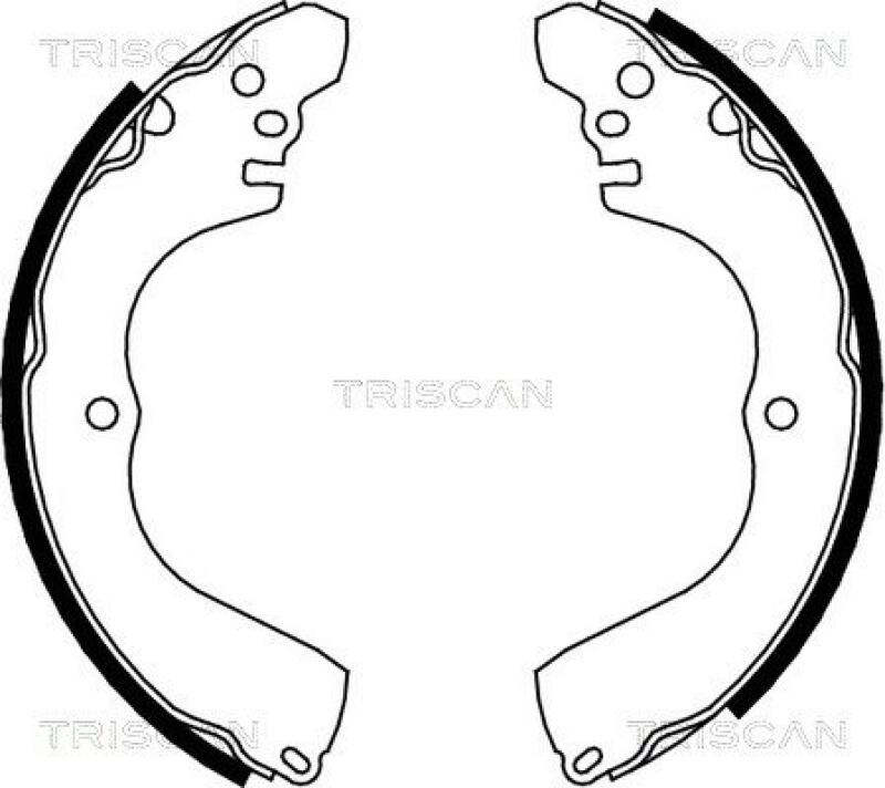 TRISCAN Bremsbackensatz