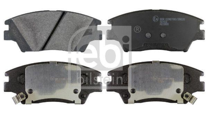 FEBI BILSTEIN Bremsbelagsatz, Scheibenbremse 170629