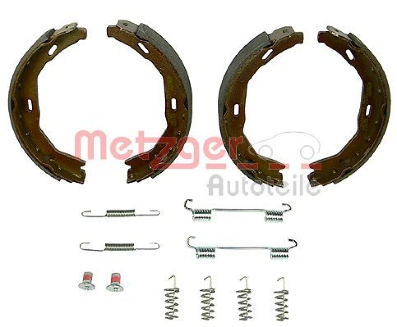 METZGER Brake Shoe Set, parking brake