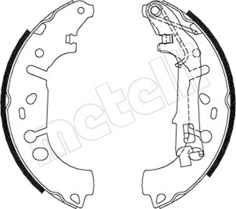 METELLI Brake Shoe Set