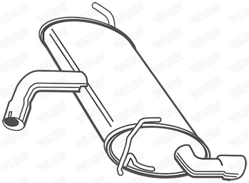 WALKER End Silencer