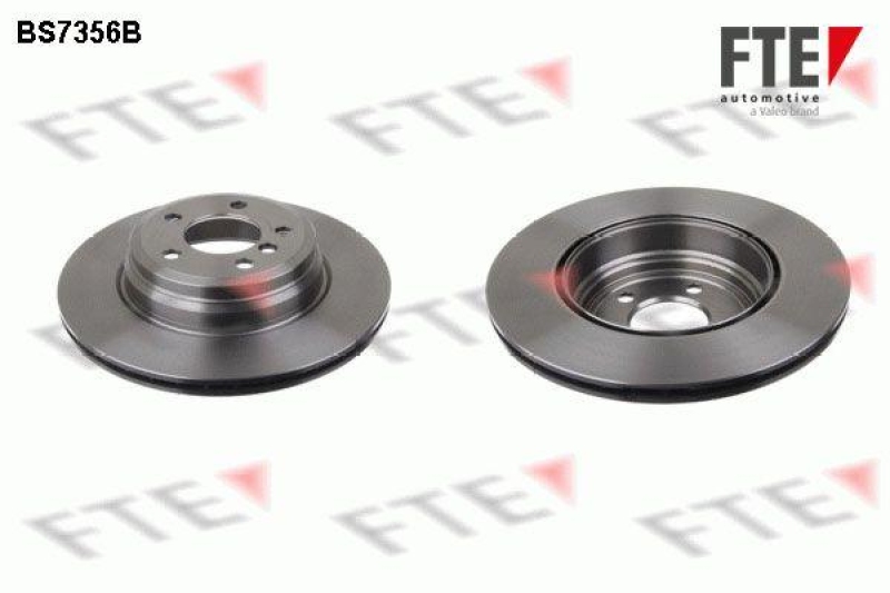 2x FTE Bremsscheibe COATED RANGE