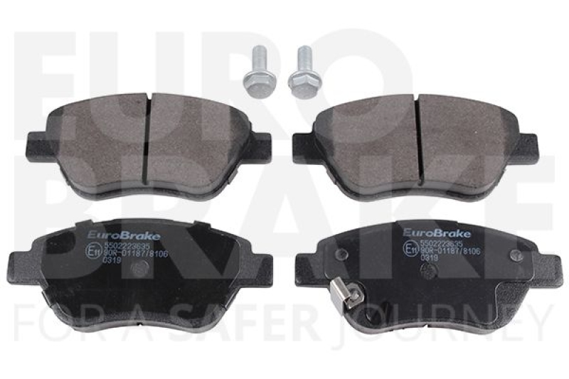 EUROBRAKE Brake Pad Set, disc brake