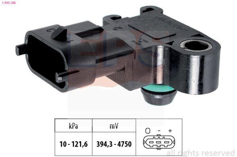 EPS Luftdrucksensor, Höhenanpassung Made in Italy - OE Equivalent