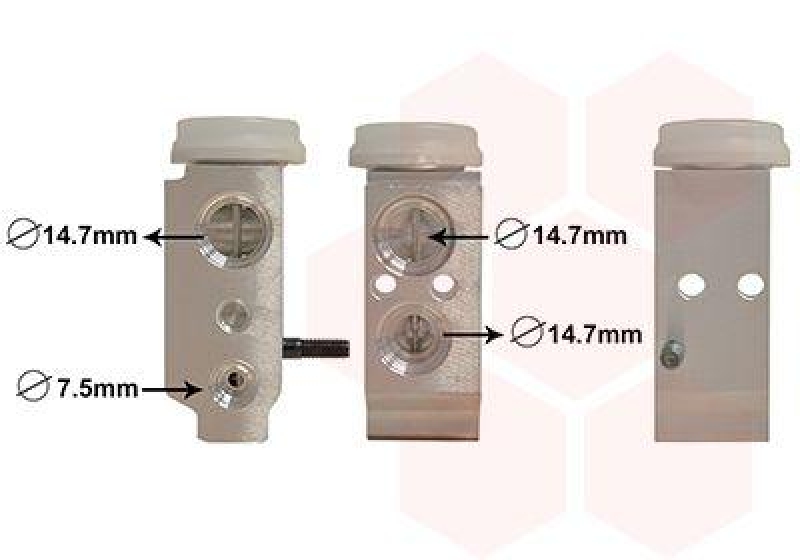VAN WEZEL Expansionsventil, Klimaanlage