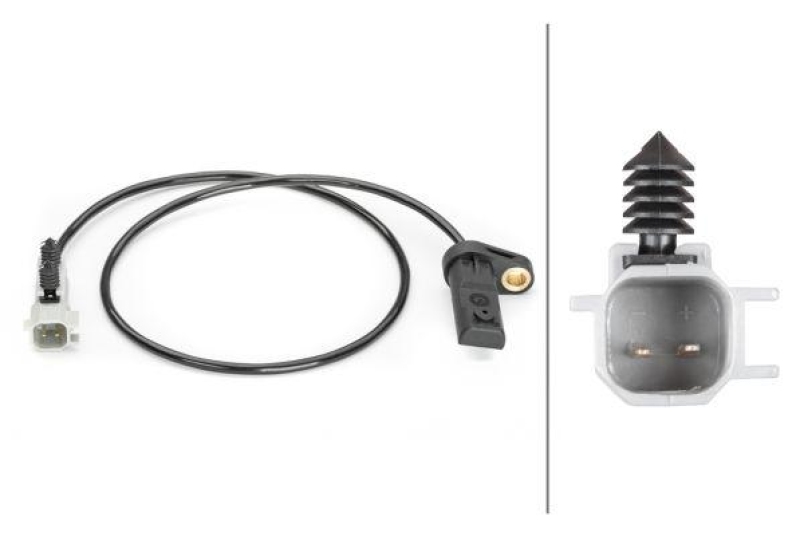 HELLA Sensor, Raddrehzahl 6PU 230 040-371