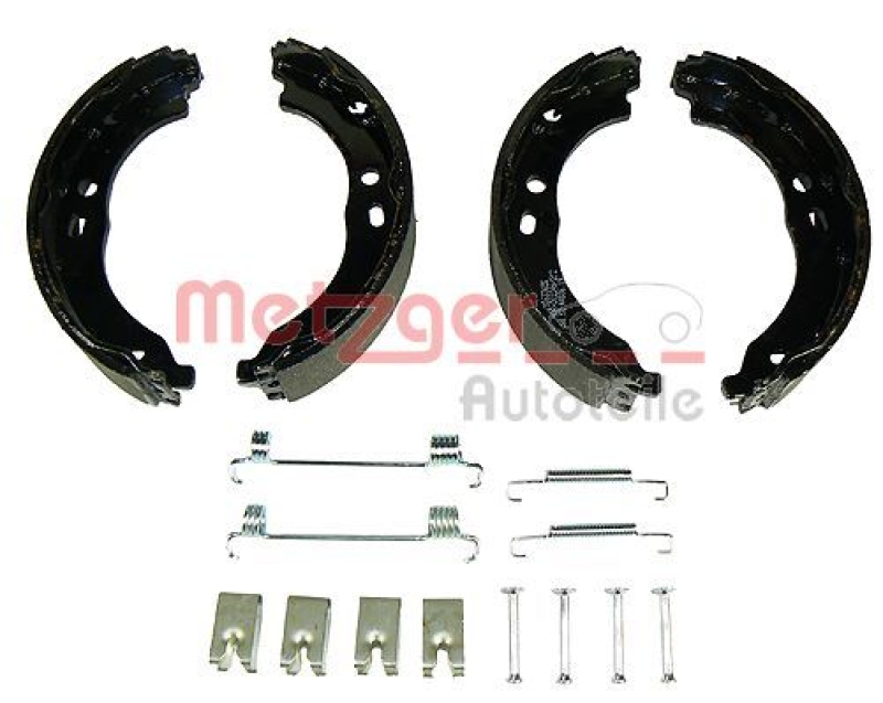 METZGER Brake Shoe Set, parking brake