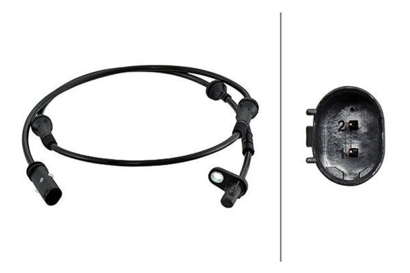 HELLA Sensor, Raddrehzahl 6PU230048-181