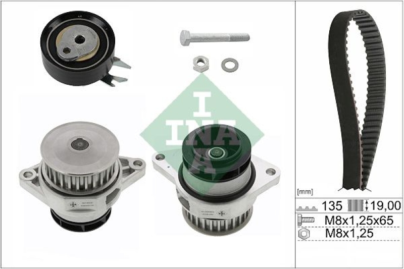 Schaeffler INA Wasserpumpe + Zahnriemensatz 530 0166 30