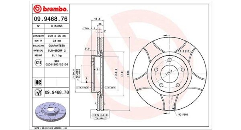 MAGNETI MARELLI Bremsscheibe
