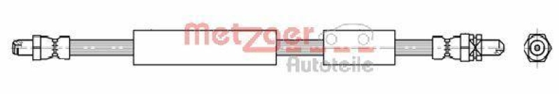 METZGER Bremsschlauch 4112535