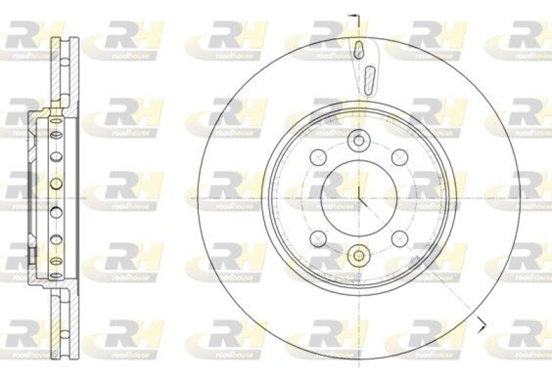 2x ROADHOUSE Bremsscheibe