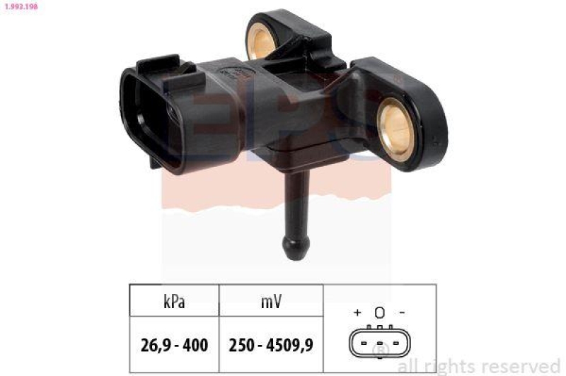 EPS Luftdrucksensor, Höhenanpassung Made in Italy - OE Equivalent